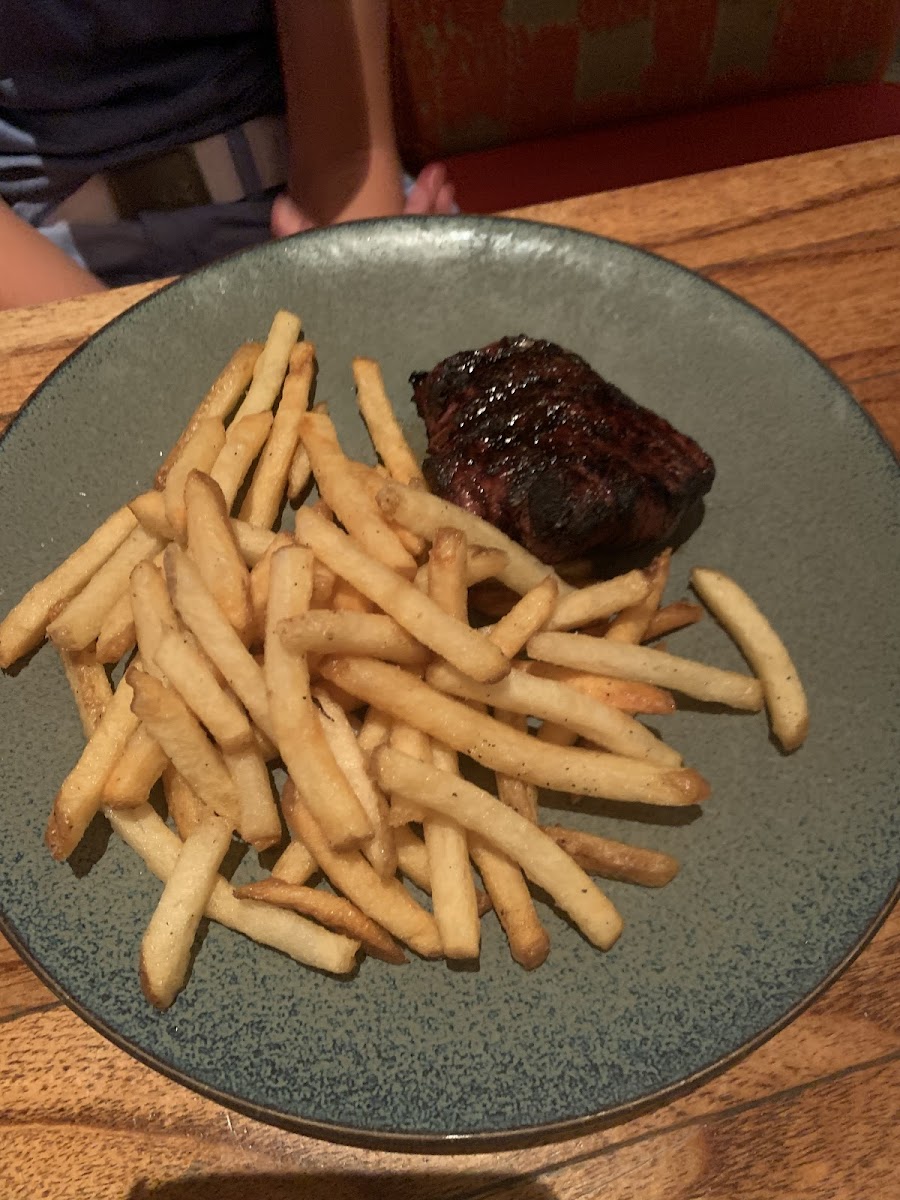 Filet with GF fries