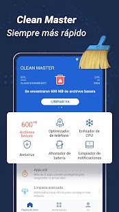 Clean Master-Liberar Ram,Limpiar Espacio&Antivirus Screenshot