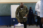 Former president Jacob Zuma voted at his ancestral village of KwaNxamalala in KwaZulu-Natal. 