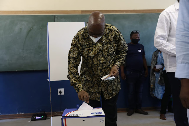 Former president Jacob Zuma voted at his ancestral village of KwaNxamalala in KwaZulu-Natal.