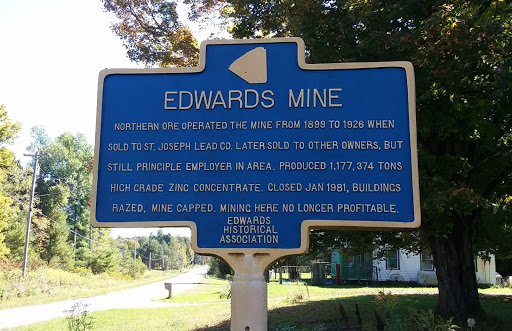 EDWARDS MINE Northern Ore operated the mine from 1899 to 1926 when sold to St. Joseph Lead Co. Later sold to other owners, but still principle employer in area. Produced 1,177,374 tons high grad...