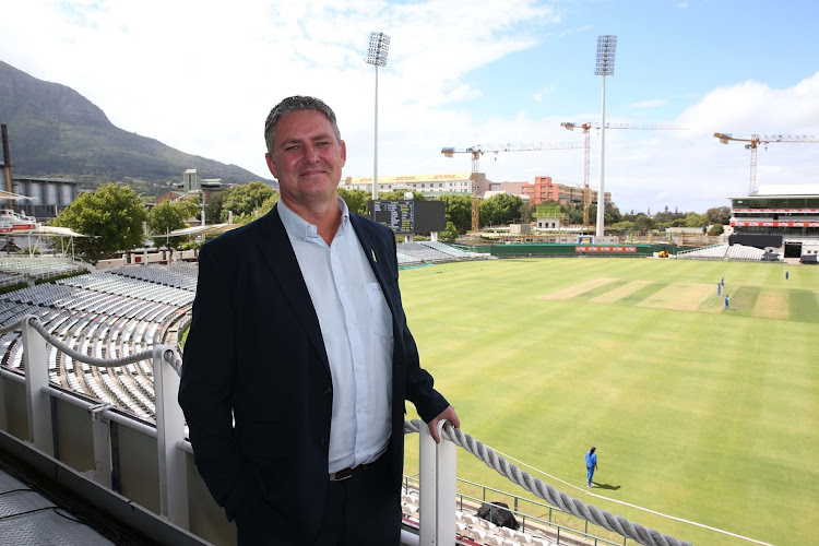 New acting CEO of Cricket South Africa Jacques Faul at Newlands Cricket Ground on December 14.