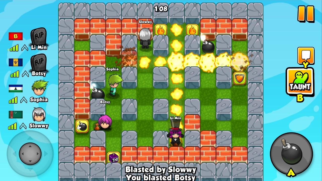 Android application Bomber Friends screenshort
