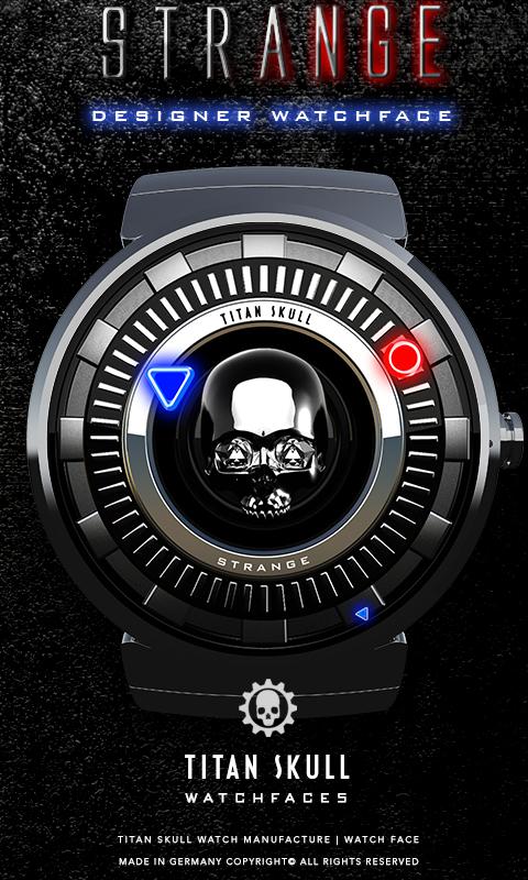 Android application Strange Watch Face screenshort