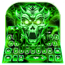ダウンロード Monstrous Green Horror Skull Keyboard The をインストールする 最新 APK ダウンローダ