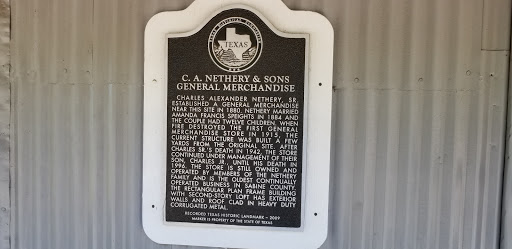 Charles Alexander Nethery, Sr. established a general merchandise near this site in 1880. Nethery married Amanda Francis Speights in 1884 and the couple had twelve children. When fire destroyed the...