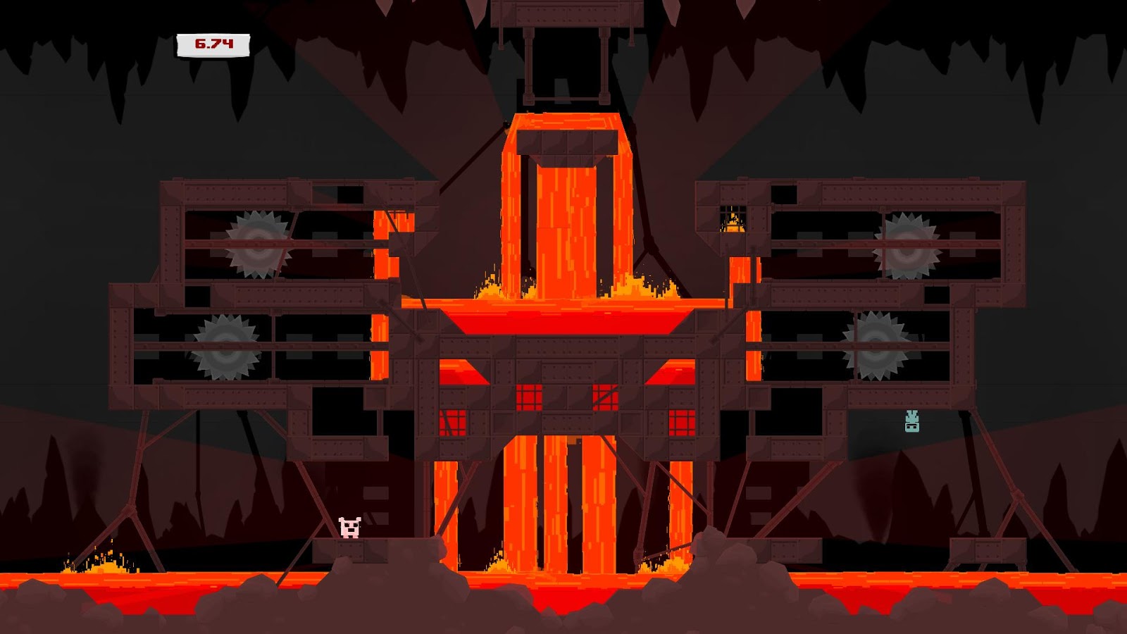    Super Meat Boy- screenshot  