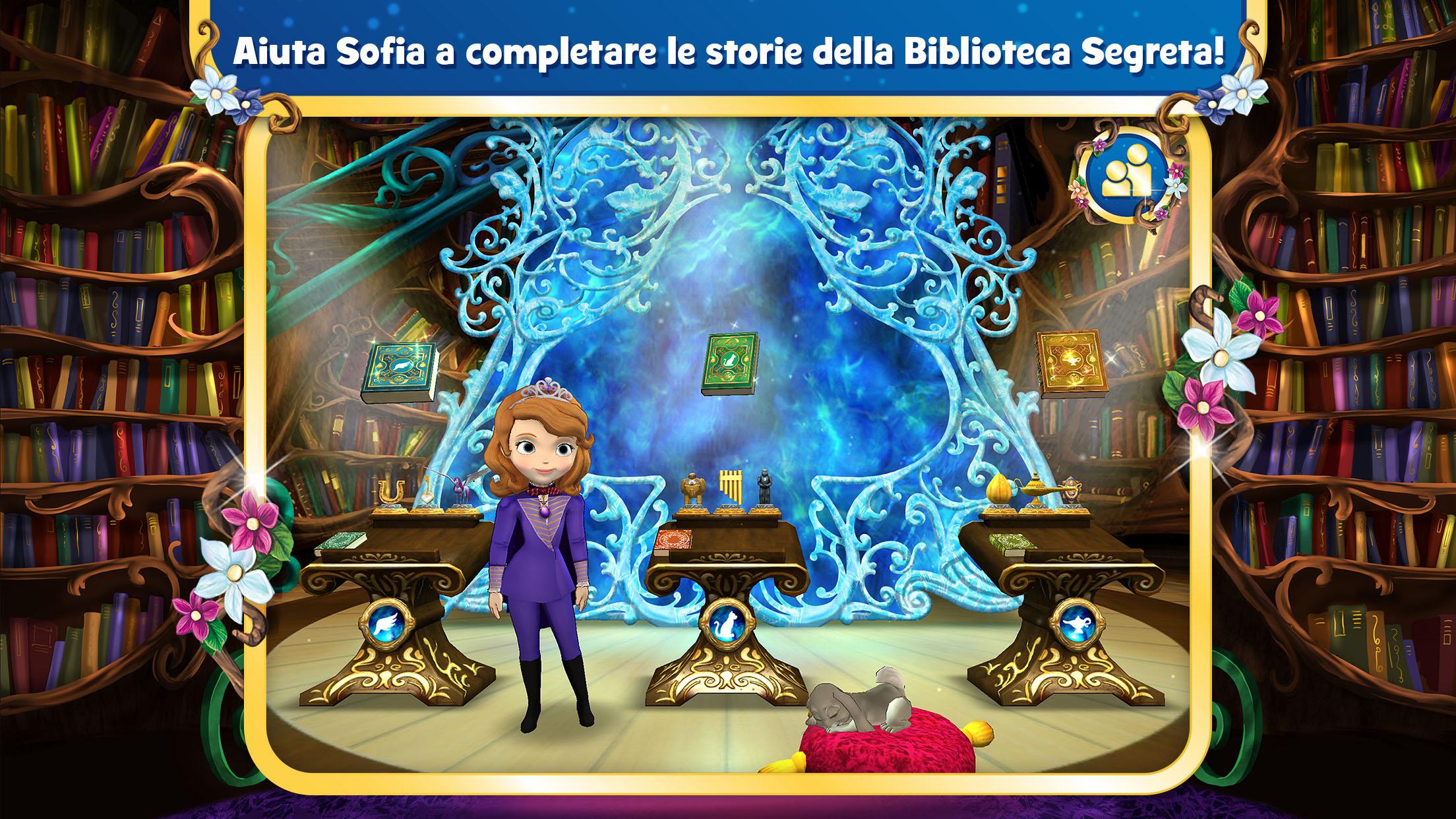 Android application Sofia the First Secret Library screenshort