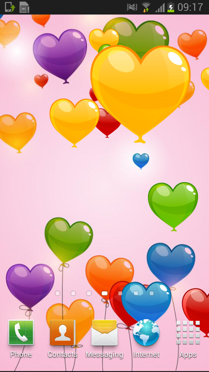 Android application Color Love Valentine Free LWP screenshort