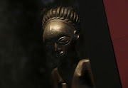 An ancestral statue known as Lusinga, dated to the 19th century, is pictured at the Royal Museum for Central Africa (RMCA) as the Belgian government has announced plans to return pieces of art looted from Congo during colonial rule, in Tervuren, Belgium July 6, 2021.  