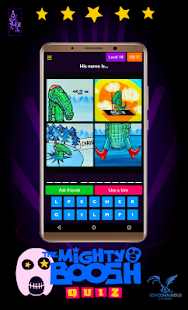 The Mighty Boosh - Quiz Game Screenshot