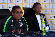 Desiree Ellis (Coach) during the Banyana Banyana Squad Announcement at SAFA House on August 27, 2018 in Johannesburg, South Africa. 