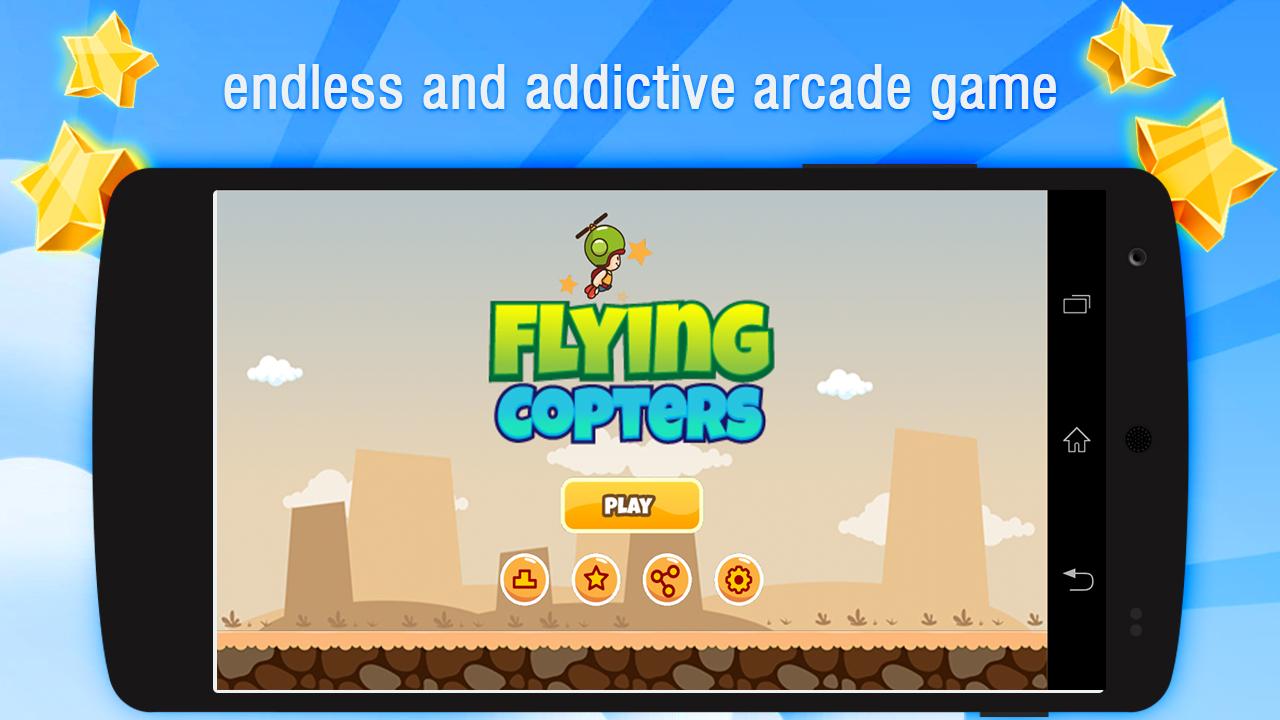 Android application Flying CopterBoy screenshort