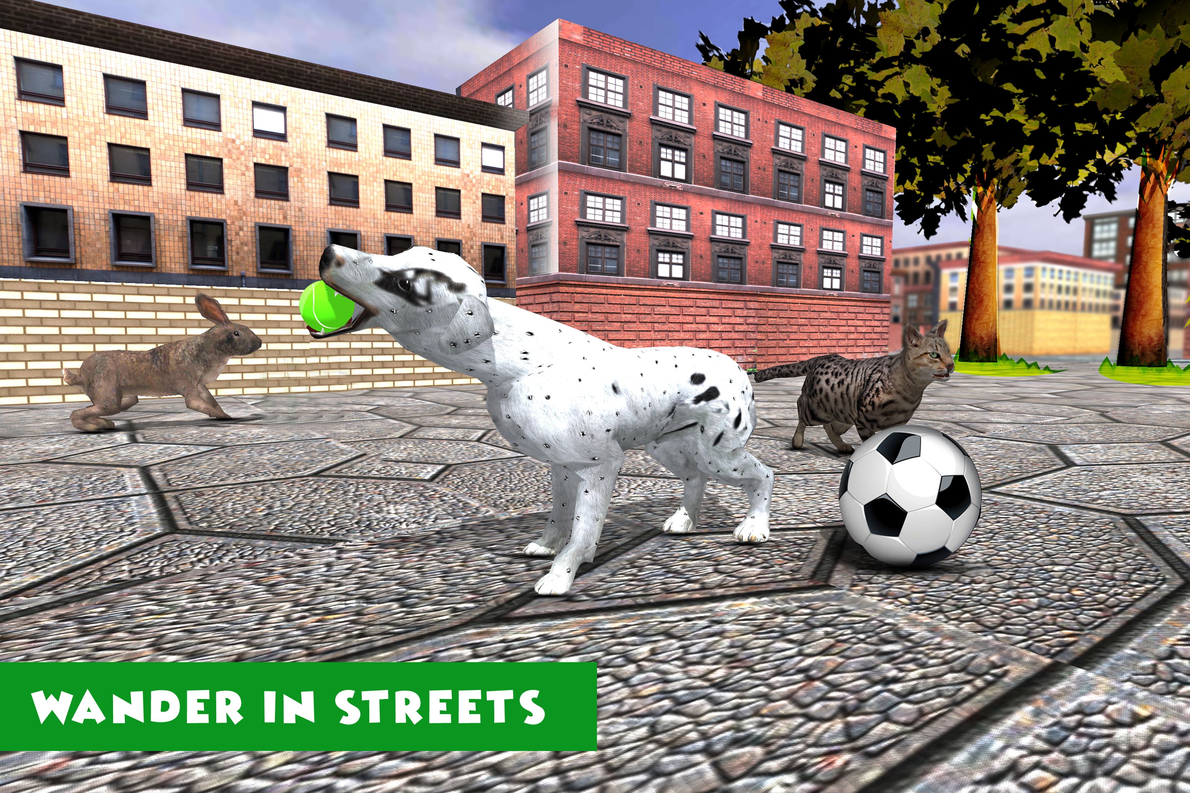Android application Dog Simulator 3D 2017 screenshort