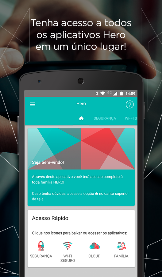 Android application HERO screenshort