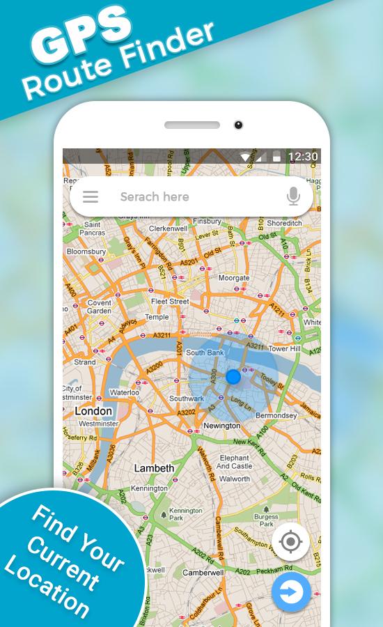 GPS Route Finder Maps Navigation Direction — приложение на Android