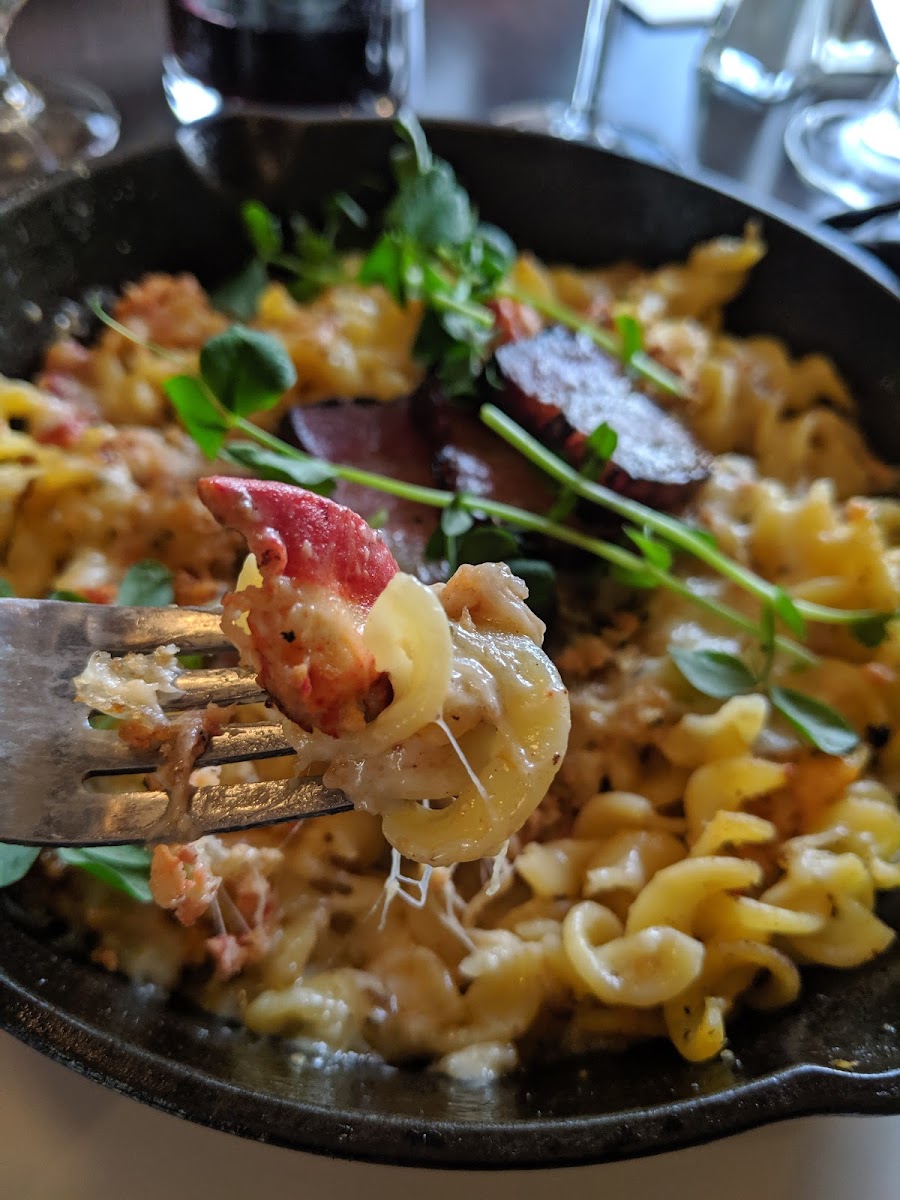 double smoked bacon & lobster Mac'n'Cheese