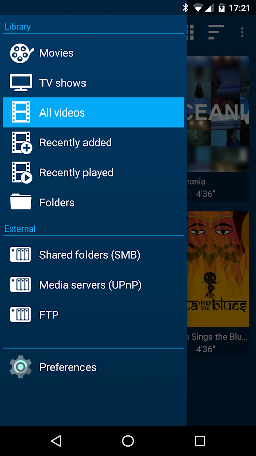   Archos Video Player- screenshot  