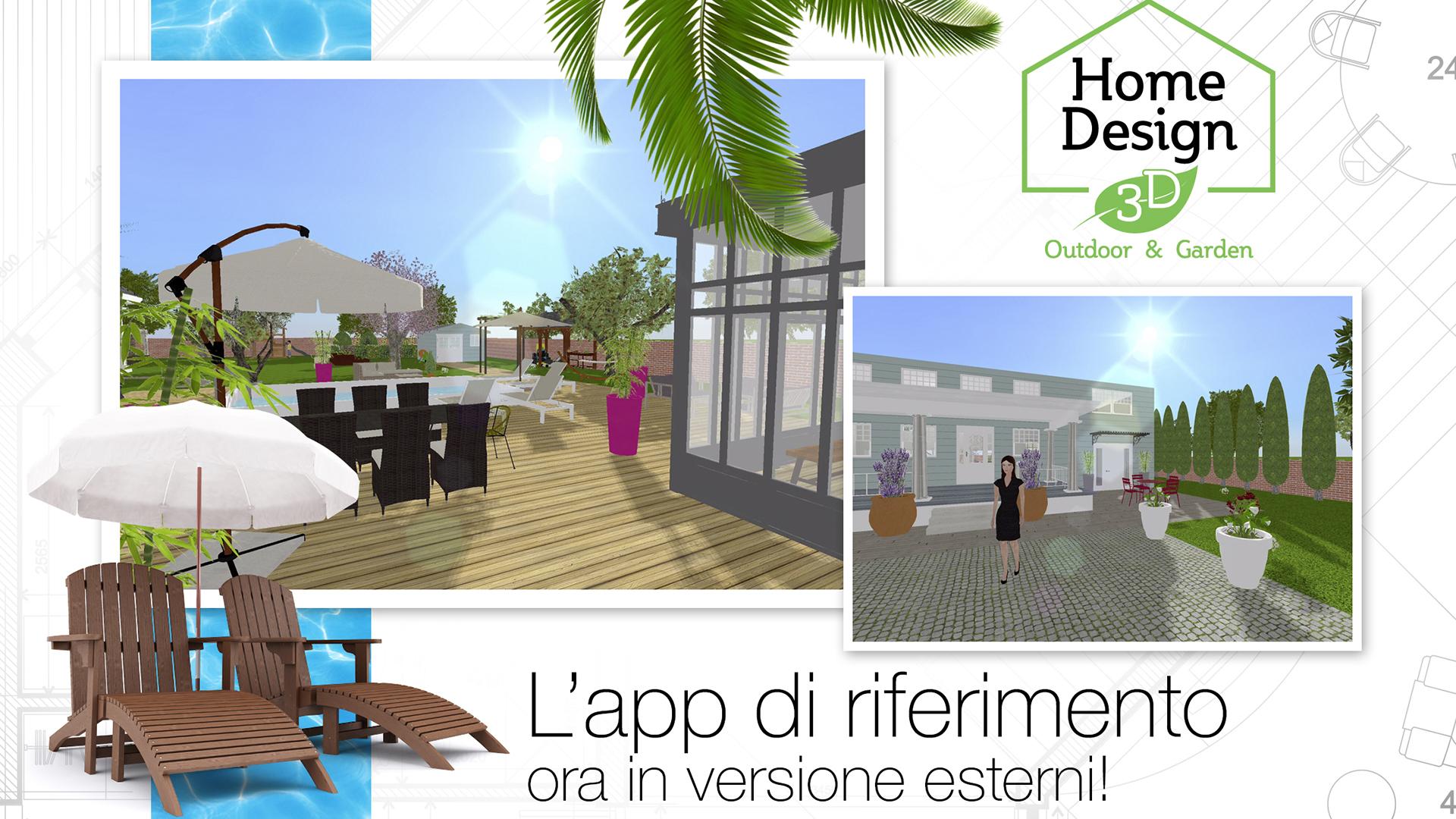 Android application Home Design 3D Outdoor-Garden screenshort