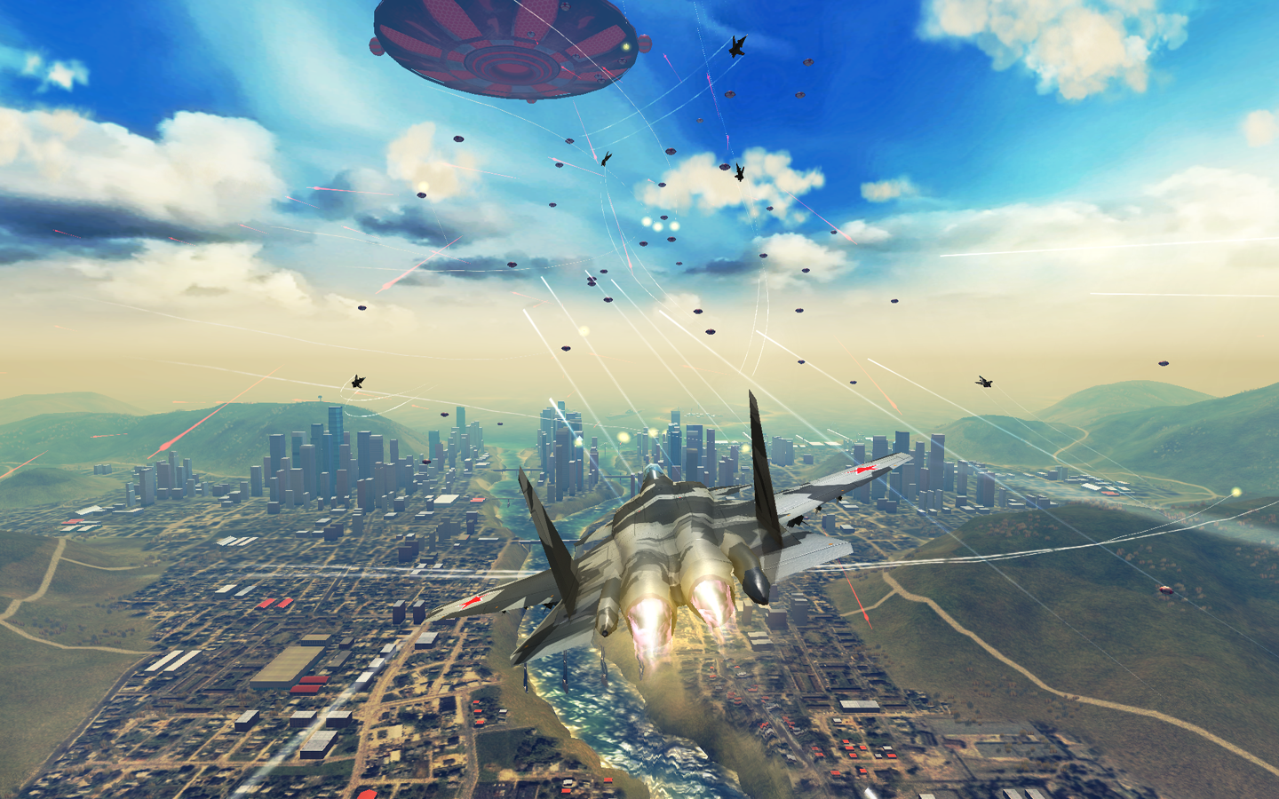 Android application Sky Gamblers: Air Supremacy screenshort