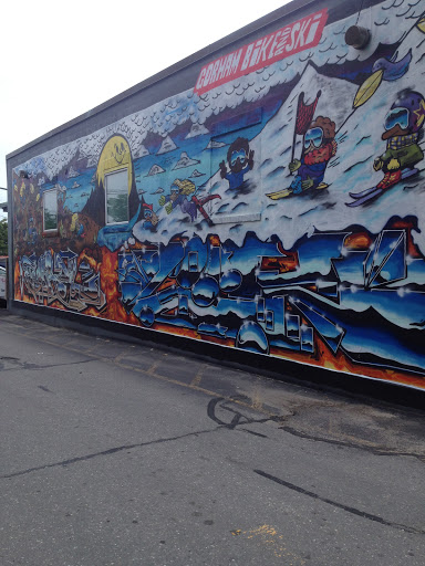 Gorham Bike And Ski Mural 