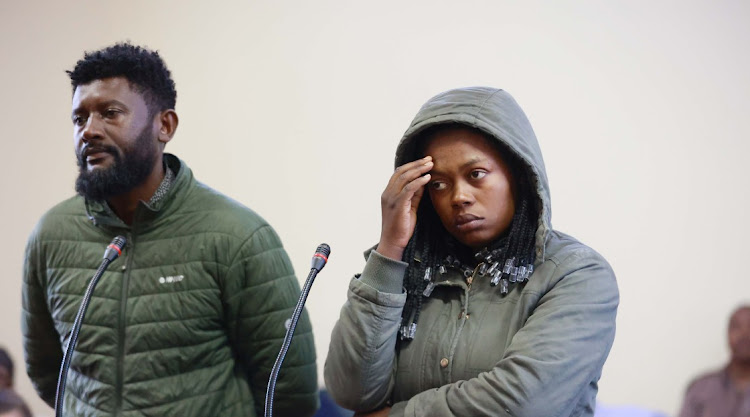 Imanuwela David, 39, and Froliana Joseph, 30, appearing in the Bela Bela magistrate's court in relation to the break-in and theft at President Cyril Ramaphosa’s Phala Phala farm.