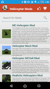 How to download Helicopter MOD For MCPE lastet apk for pc