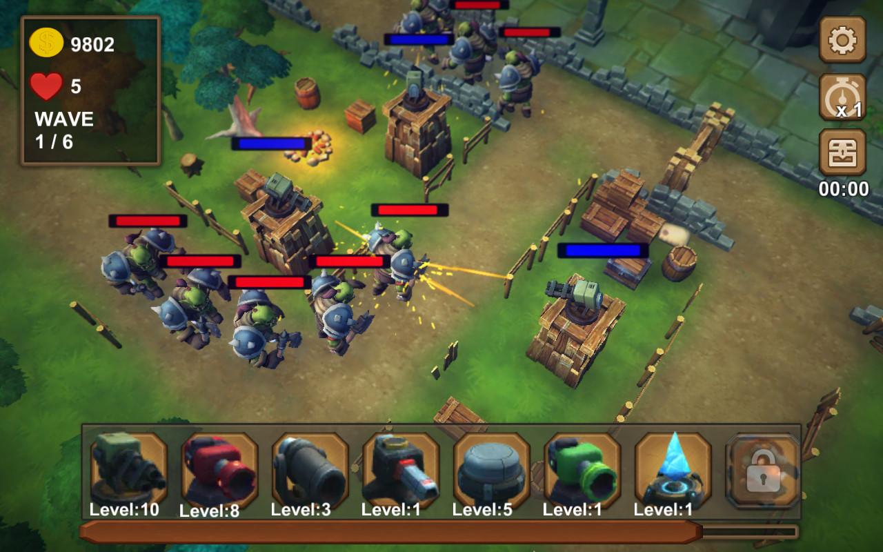 Android application Tower Defense Legion screenshort