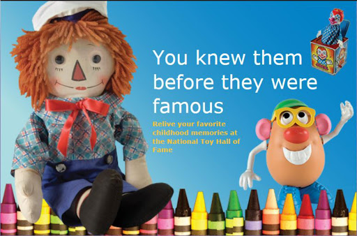 A screenshot from the Toy Hall of Fame's website.