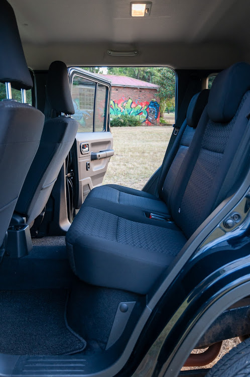 Rear seats are actually useable – even with the lanky author sat up front.