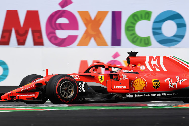 Sebastian Vettel of Germany driving the (5) Scuderia Ferrari SF71H during the Formula One Grand Prix of Mexico at Autodromo Hermanos Rodriguez on October 28, 2018 in Mexico City, Mexico.