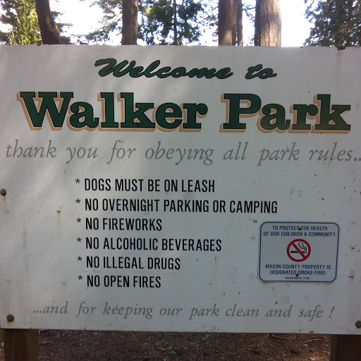Welcome to Walker Park Sign