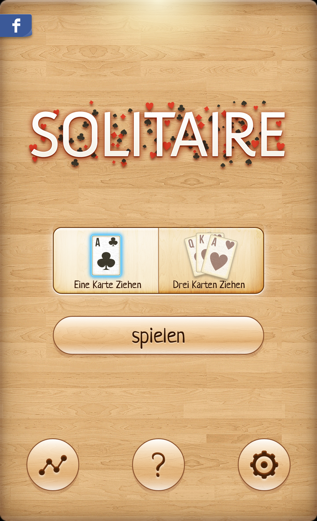 Android application Solitaire classic card game screenshort