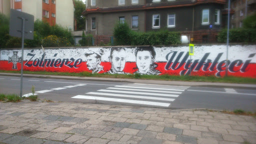 Żołnierze Wyklęci Mural