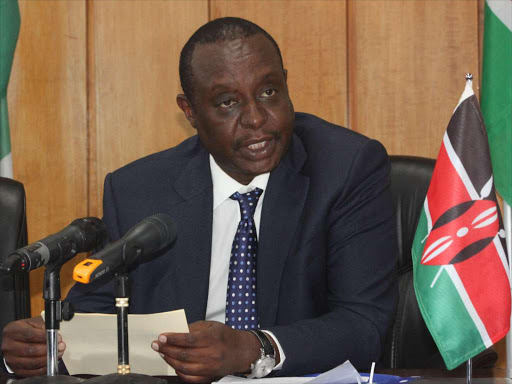 National Treasury CS Henry Rotich. Photo/Enos Teche.