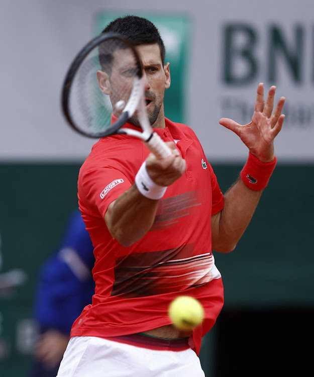Serbia's Novak Djokovic in action during a past match