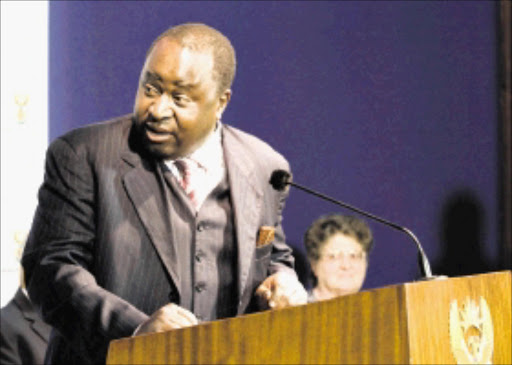 NEW BROOM: Tito Mboweni. Pic. Tyrone Arthur. 19/07/2009. © Sunday Times.