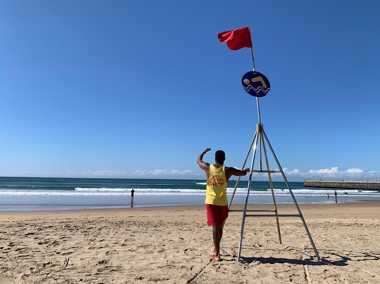 Beachgoers have been urged to swim only at lifeguard-protected beaches this festive season.