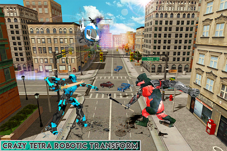 Tetra Cheetah Robot Car Transform Helicopter Screenshot