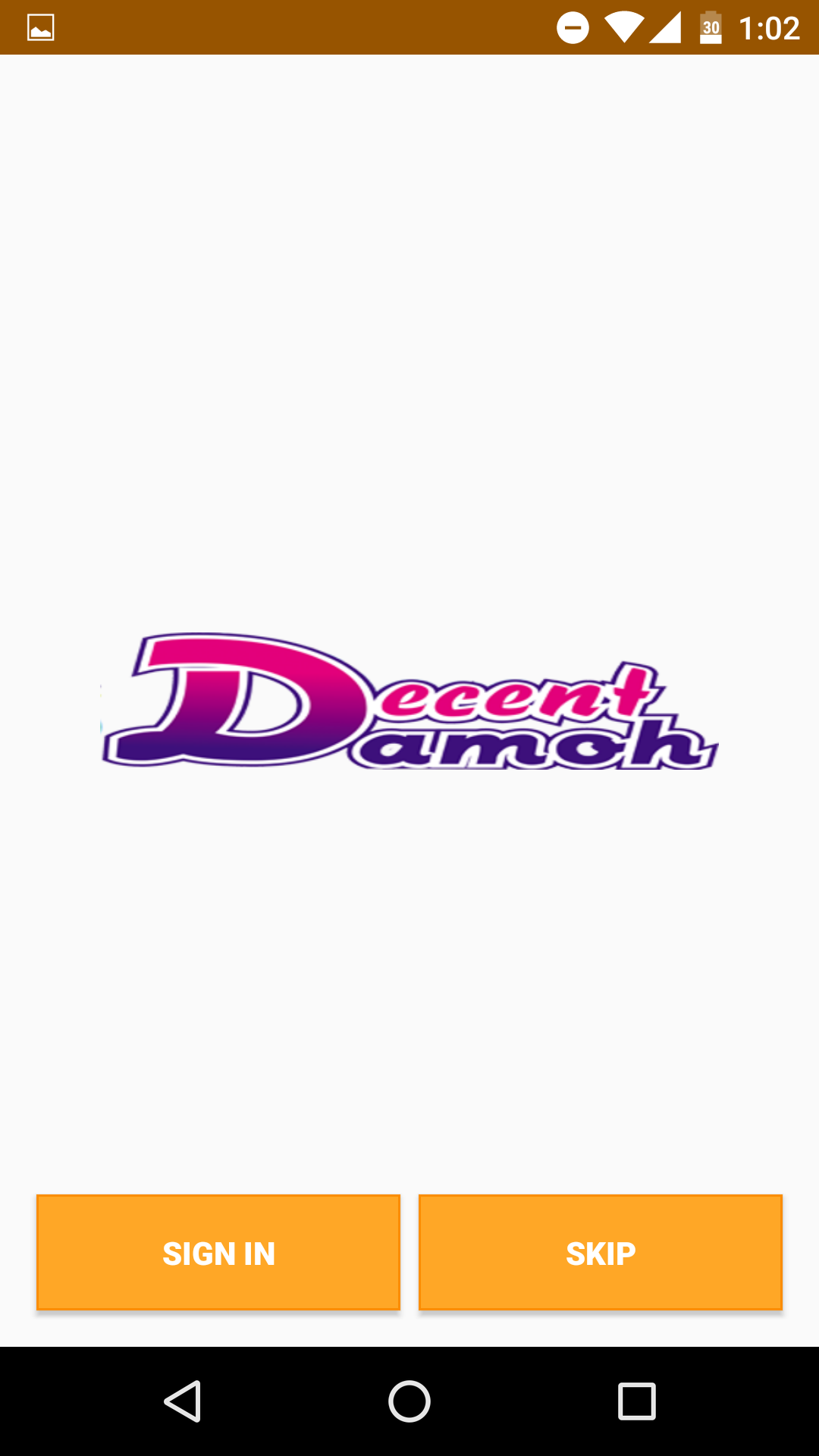 Android application Decent Damoh screenshort