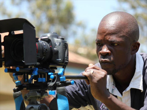 Samuel Oluoko during a filming session on December 16, 2014 /FILE