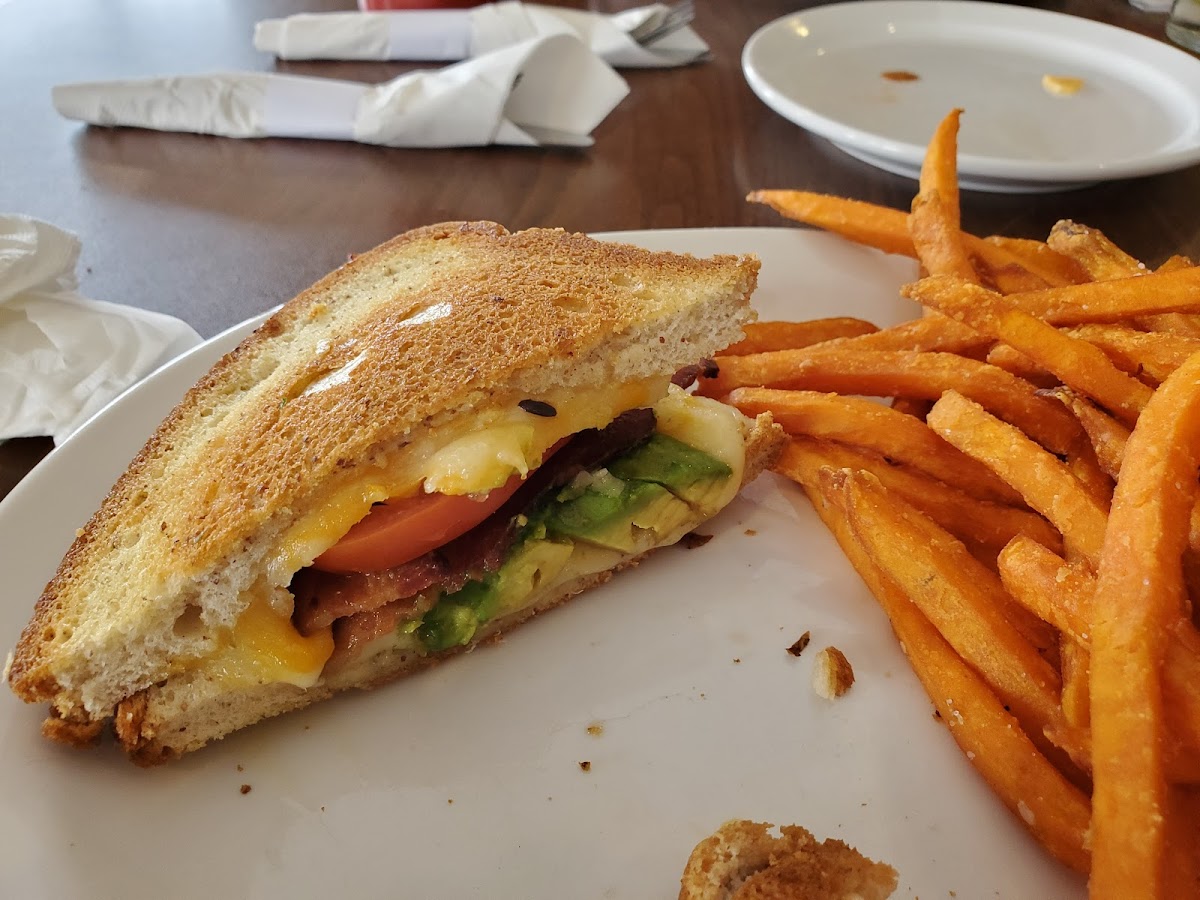 Grilled cheese!!!  On GF bread, fries?