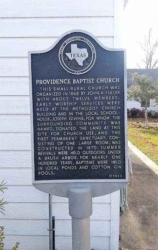 This small rural church was organized in 1868 by John A. Fuller with about twelve members. Early worship services were held at the Methodist church building and in local schoolhouse. Joseph...