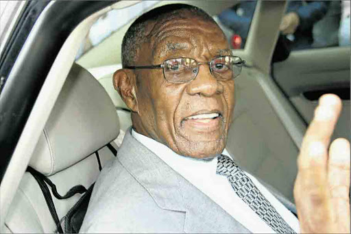 Former Bophuthatswana leader Lucas Mangope dies. Picture: FILE