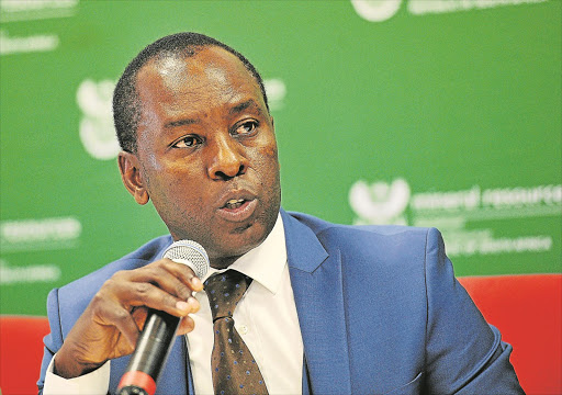 Former Mineral Resources minister Mosebenzi Zwane.