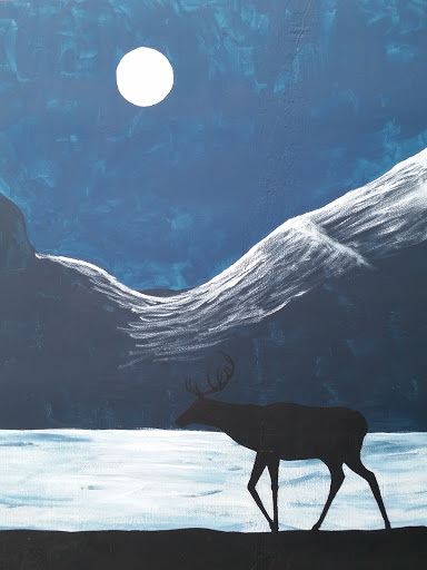 Night Elk Mural