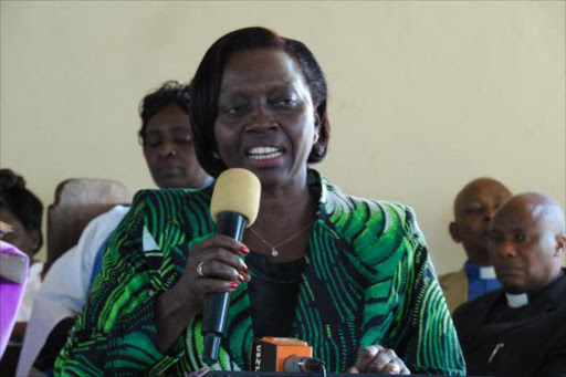 A file photo of Narc Kenya leader Martha Karua.