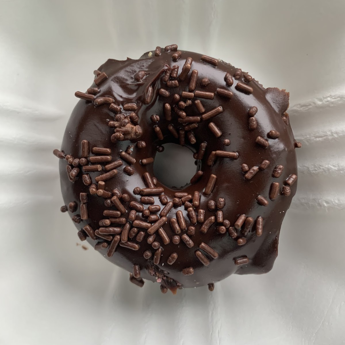 Most delicious GF chocolate donut ever!