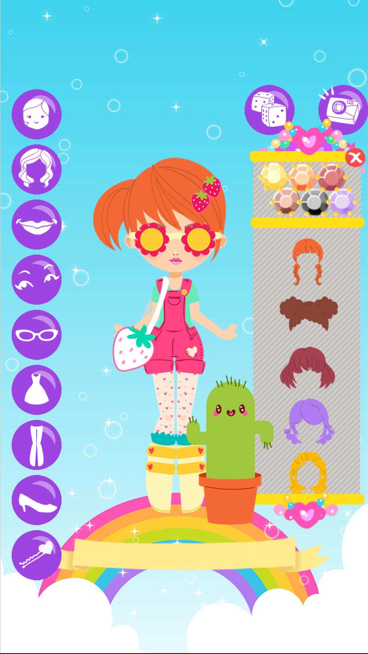 Android application Lil Cuties Dress Up Girls Game screenshort