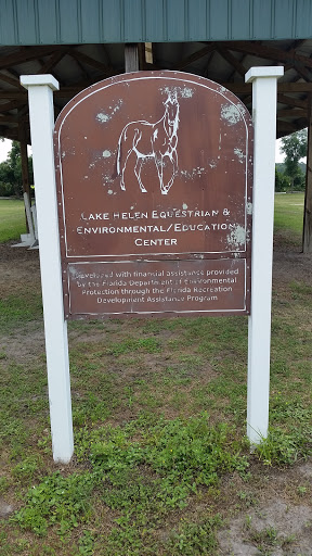 Equestrian Center Dedication Sign